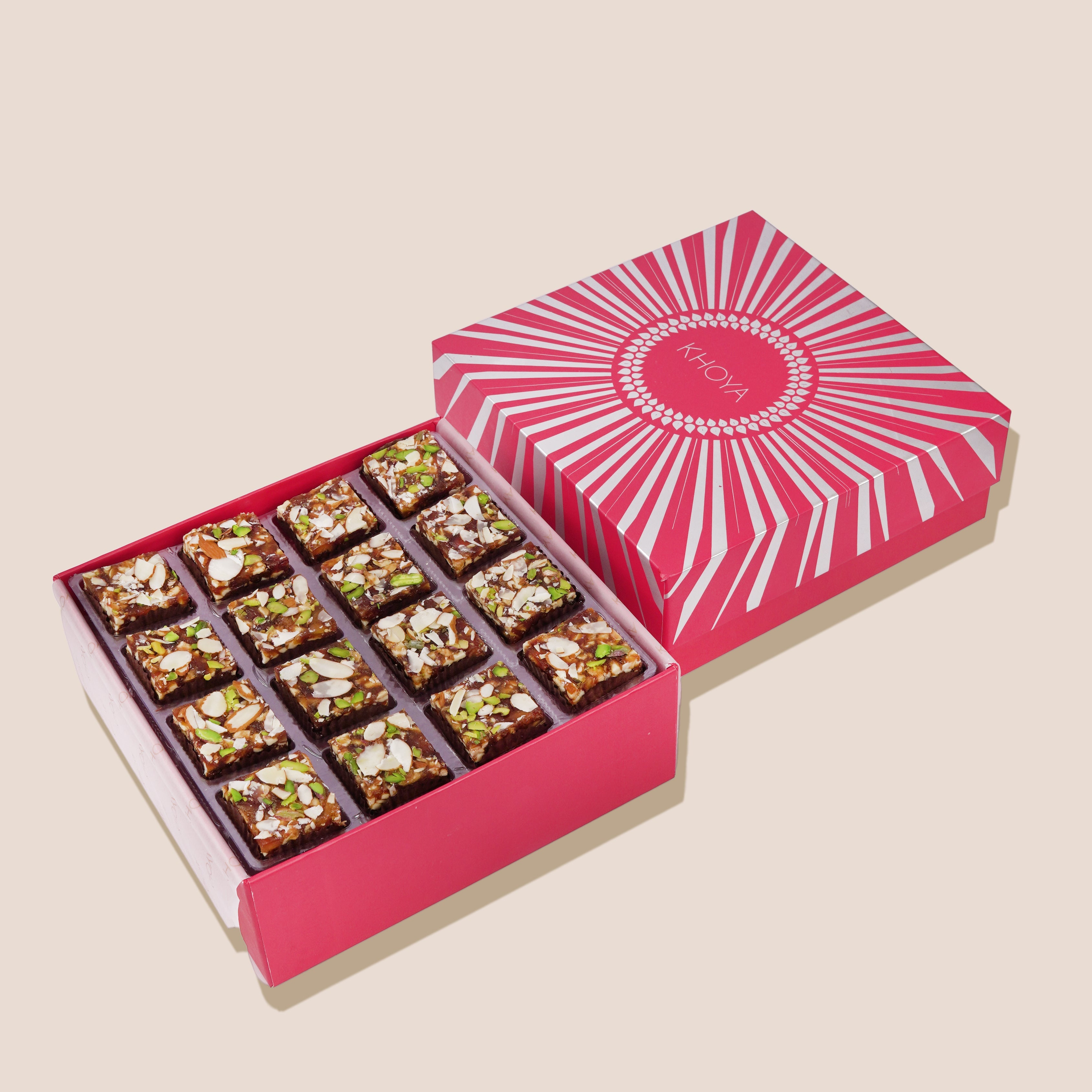Date and Nut Barfi - Box of 16
