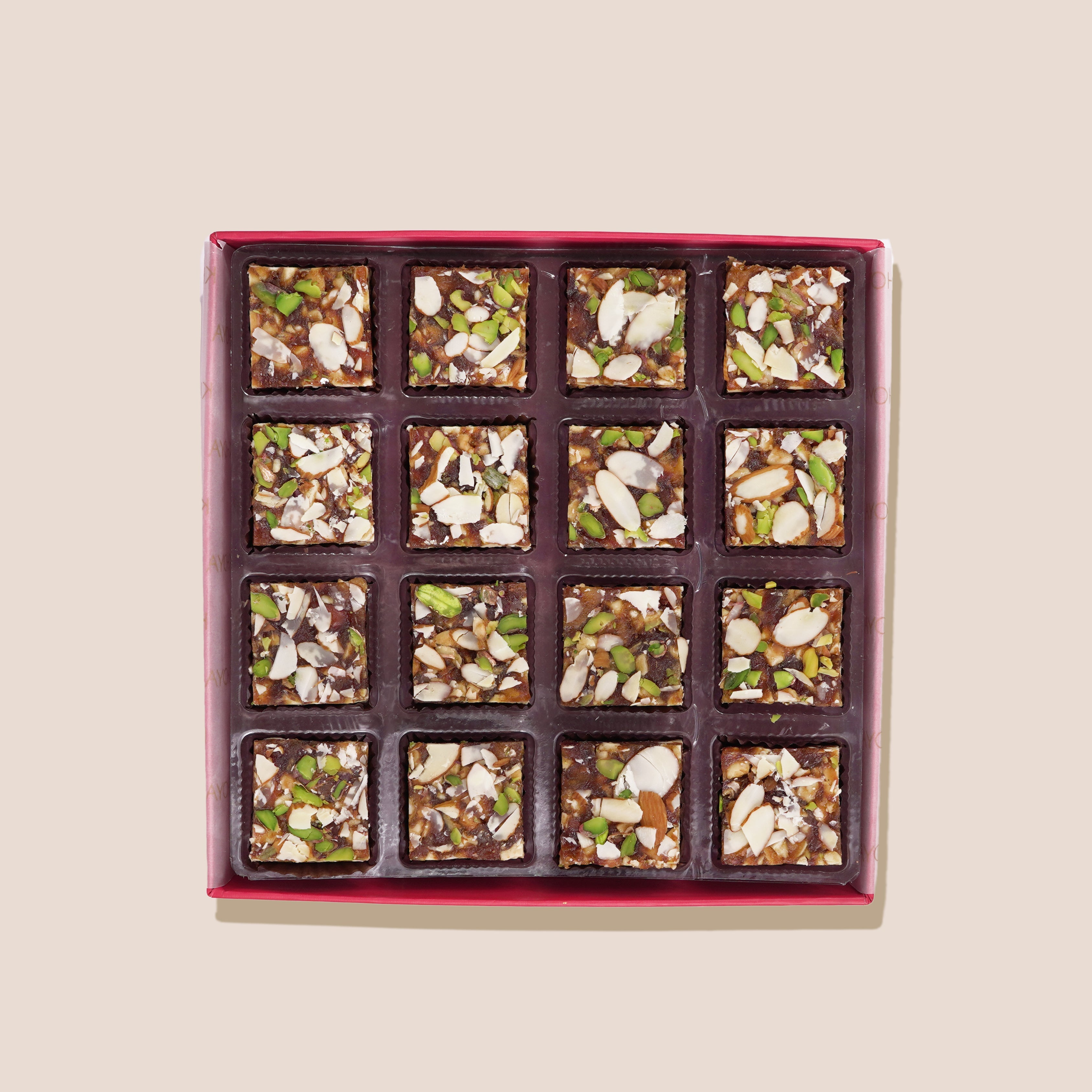 Date and Nut Barfi - Box of 16