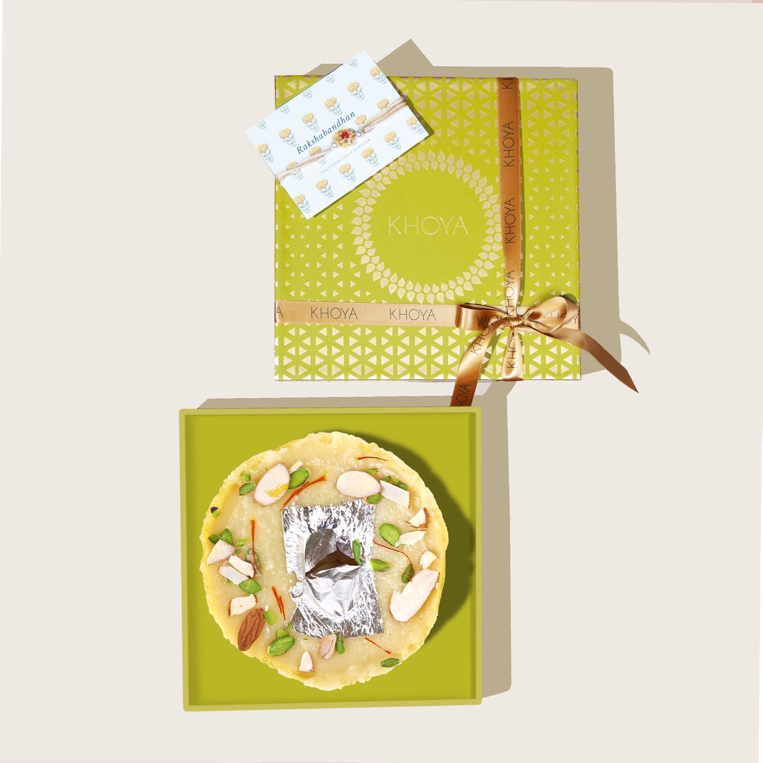 Ghevar + Rakhi